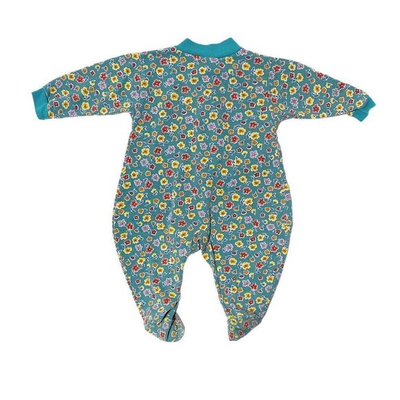 𝅺vintage Jeepers Creepers Baby Floral Print Ballon One Piece Pajama's - Picture 3 of 3